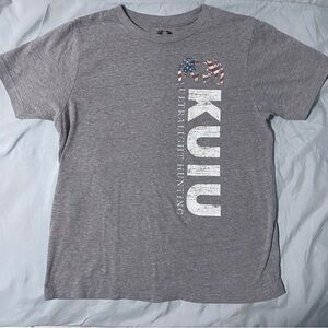 Boys KUIU Gray Graphic T-Shirt